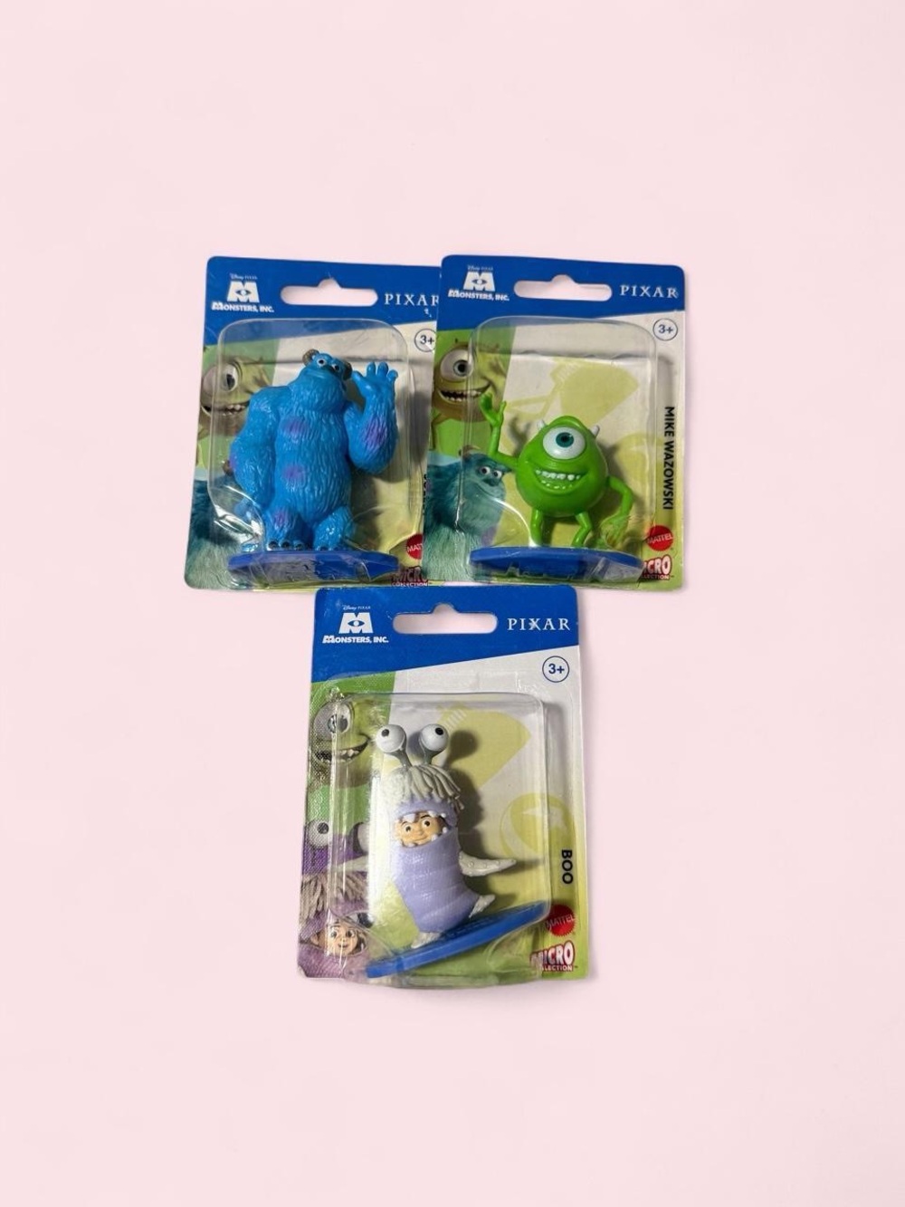 Monsters, Inc. Toy Figure Pack - mike, sully, & boo Characters